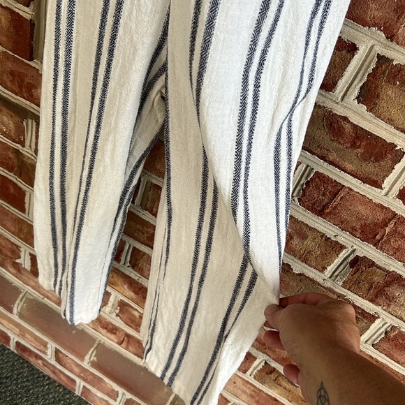 Urban Outfitters 100% cotton overall jumper jumpsuit. Black stripes. Size XS - Picture 5 of 12